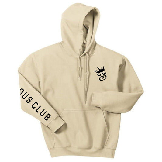 Tan Fame Hoodie - Famous Club Clothing