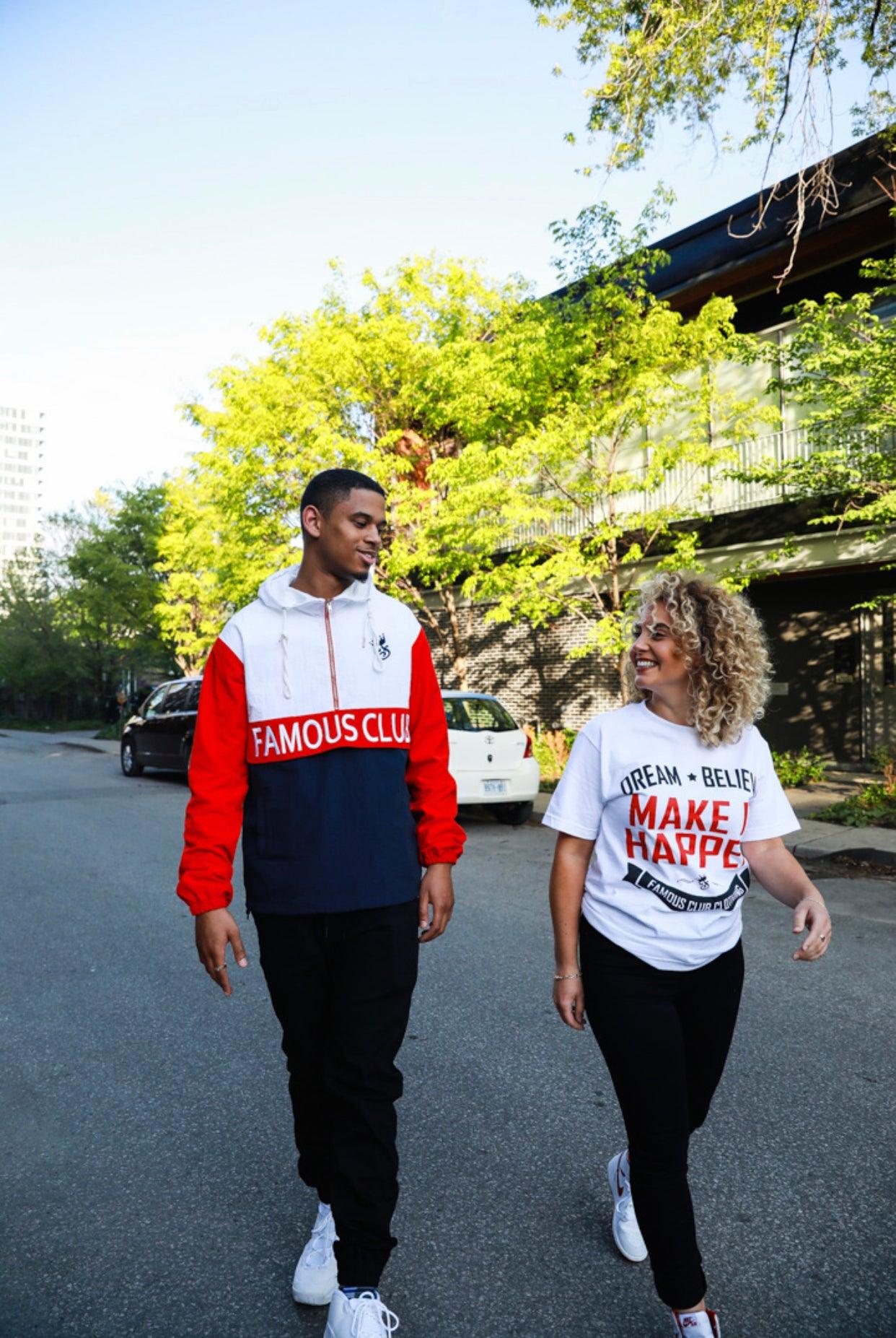 Dream Believe Tee White - Famous Club Clothing