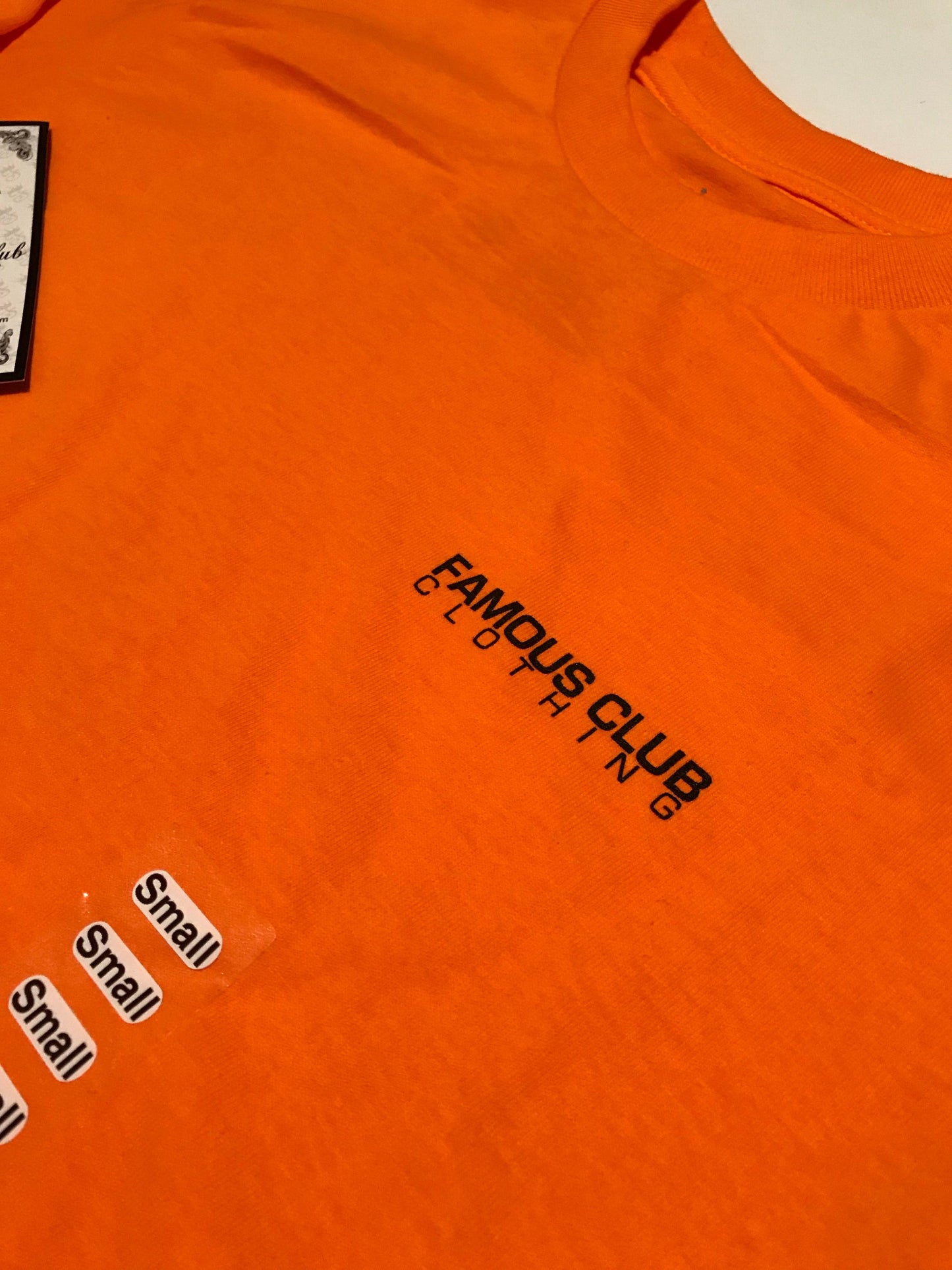 Crown L/S Orange Streetwear Shirt - Famous Club Clothing