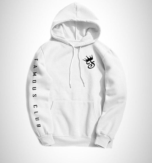 Snow White Fame Hoodie - Famous Club Clothing